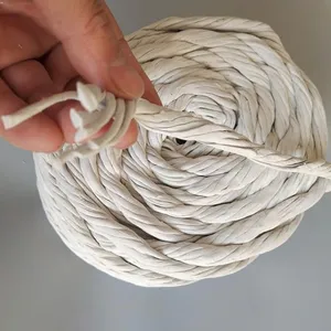 Dust-free Asbestos Twisted Rope Round; High-temperature Resistant Seal Specifically for Old-fashioned Boiler Doors thumbnail-1