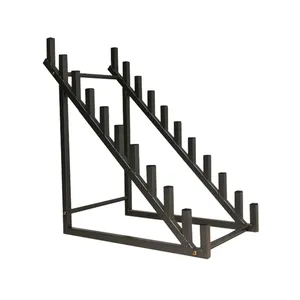 Durable Metal Tile Display Rack, Custom Logo Tile Sample Display Stand For Tile Showroom Booth thumbnail-1