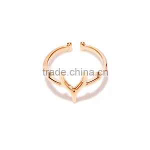 New Arrival Jewelry Fashion Simple Y Letter Open End Mens Designer Finger Rings thumbnail-1