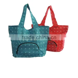 Custom Printing Foldable Shopping Bag Tote Beach Bag thumbnail-1