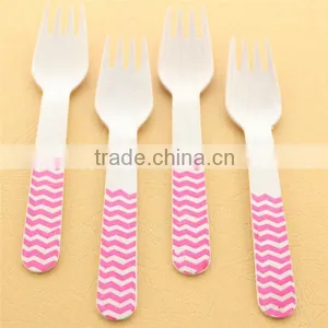 Event&Party Supplies Disposable Wooden Knife Fork Spoon Wooden Cutlery thumbnail-4
