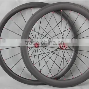 Red Hubs Dor Road Bike Wheels Carbon Bike Wheels UD-matt Clincher Wheels W56C thumbnail-1
