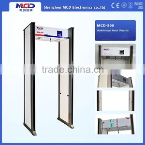 High Sensitivity Checking Walkthrough Metal Detector 6 Detect Zones Walk Through Body Scanner For Factory thumbnail-1