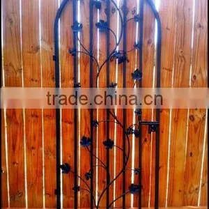 Wrought Iron Wine Cellar Door With Glass,pre Hung thumbnail-6