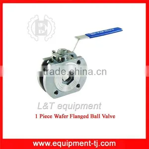 1 Piece Wafer Flanged Ball Valve thumbnail-1