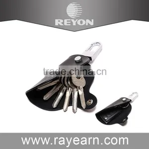 China Directly Factory Customized Fashion Leather Car Key Holder Wallets thumbnail-1