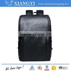 PU/PVC Leather Backpack Laptop Casual Travel School Bags thumbnail-1