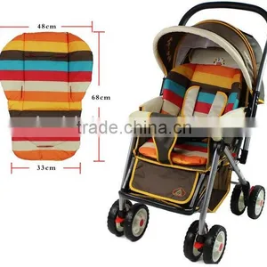 Breathable Rainbow Striped Color Baby Infant Children Stroller Cushion Car Seat thumbnail-1