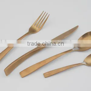 High Quality Gold Plated Flatware Cultery Set 6362 thumbnail-1