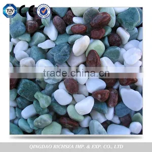 Customized Unpolished Tumbled White Granite Pebble Stone thumbnail-4