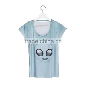 OEM Brand New 3D Print Latest Dri Fit T Shirt Design China Factory thumbnail-1