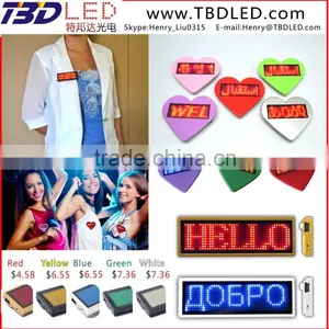 B729 Red Led Name Card,led Car Mini Led Display,car Message Sign thumbnail-6
