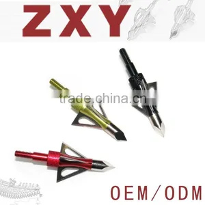 Sharp Hunting Arrowheads, Stainless Steel Arrow Tips Arrowheads Shape Like Buffalo 100 Grains Arrowheads thumbnail-2