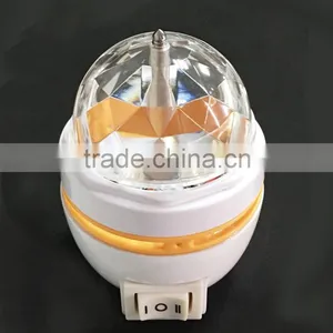 CE Approved Mini USB Plug Disco Ball Light LED Rotating Beacon Light thumbnail-2