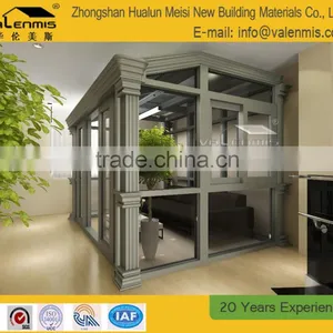 Beautiful Aluminum Double Glass Sunshine Rooms/sun Room/glass House for Sale thumbnail-1