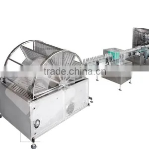 Siemens PLC+Touch Screen Round Glass Bottles Rinser /washing Machinery thumbnail-1