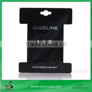 Sinicline Custom PVC Hang Tag for Jewelry With Silver Logo Stamped thumbnail-2