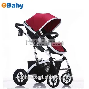 High-view, Aluminum Alloy, Shock Absorption, Portable and Foldable Stroller for Baby to Sit or Lie Down thumbnail-5