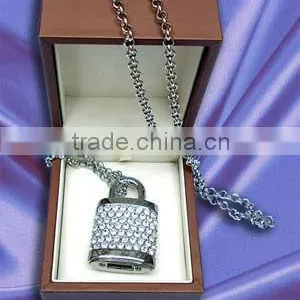 Popular Lock Shape Jewellery Pendant USB For Promotion Gift thumbnail-1