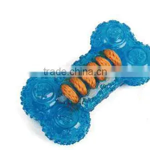 New Design TPR Bone Toy With Rope Blue Dog Toy thumbnail-2