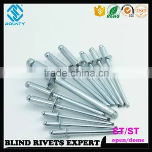 ISO 15980 STEEL RIVET BODY STEEL MANDREL CSK STEEL RIVETS thumbnail-2