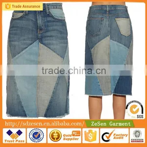 Wholesale Cotton Women Colored Camouflage Crotch Skirts thumbnail-4