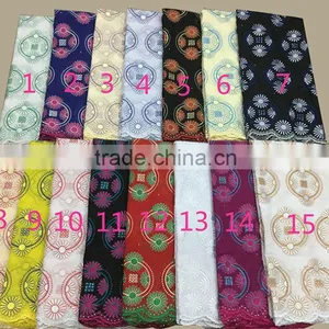 2016 Latest Style Baby African Dry Lace Embroidery Fabric for Girls Dress thumbnail-4