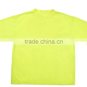 Dry Fit Safety Shirt Long Sleeve Reflective Shirt Reflective Long Sleeve Safety Shirt 3m Taped hi Vis Shirt thumbnail-2