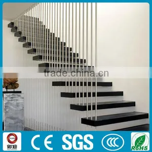 Modern Wood Floating Stairs thumbnail-1