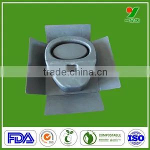 New 100% Biodegradable Black Color Earphone/Headset Storage Tray Molded Paper Pulp Paper Packing thumbnail-1