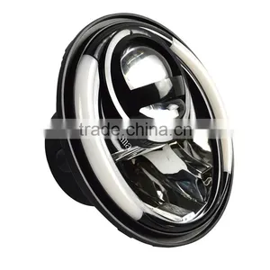 Wholesale 7 Inch Newest With Turning Signal Light Off Road Car LED Headlight Headlamp for Jee-p Truck Vechile Harley Motorcycle thumbnail-3
