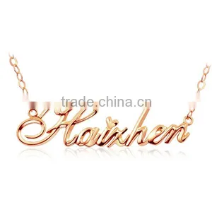 Fashion Made in China Pendant Necklace, Letter Pendant,necklace Designs, Gold Necklace, thumbnail-4