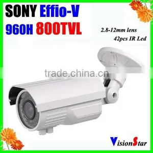 CCTV Camera System 800tvl With Varifocal 2.8-12mm Lens Sony Effio-V CXD4141GG 960H CCD Weatherproof Security Camera Vision Star thumbnail-1