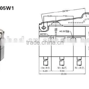 G9 Sealed Subminiature Micro Switch IP67 thumbnail-1