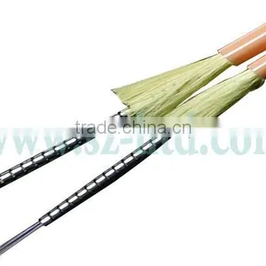 High Reliability and Stability 24Cores Armored Fiber Optic Cable thumbnail-1