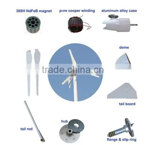 Low Rpm 1kw Wind Turbine for Homes thumbnail-2