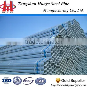 Structural Steel Erw Hot Dipped Welded Galvanized Round Section Tube/pipe thumbnail-5
