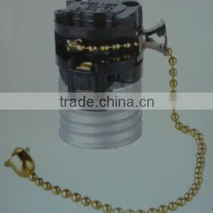 E26 Pull Chain Switch Lamp Holder (UL Standard) thumbnail-1
