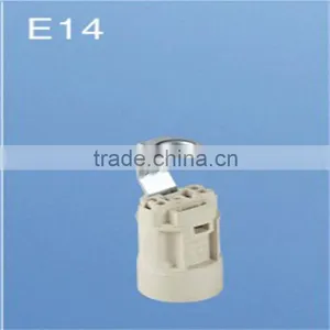 HOT SELL E14 Candle Lamp Holder With Different Height Bracket /push-in for Wires thumbnail-1