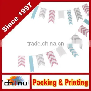 Ginger Ray Chevron Bunting Hanging Party Decoration - Chevron Divine (420025) thumbnail-1