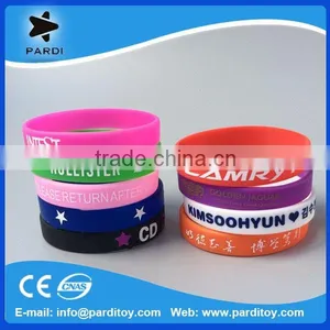 Advertising Custom Silicon Wristband Rubber Bracelet thumbnail-1