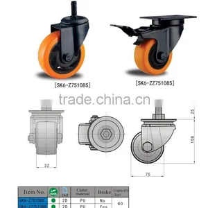 Caster Wheel SK6-Z75108S With Heavy Duty Loading thumbnail-3