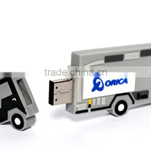 Promotional Gift Cartoon Car PVC Custom Usb Flash Drive Supplier's Choice thumbnail-3