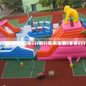 Giant Newest Cheap Inflatable Obstacle Course for Sale thumbnail-2