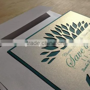 Laser Cutting Save the Date - Flower Save The Date for Wedding Invitation thumbnail-4