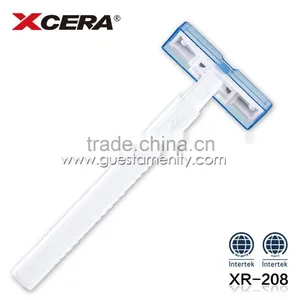 High Quality ABS Plastic Disposable Hotel Shaving Razor Men's Travel Shaving Kit thumbnail-3