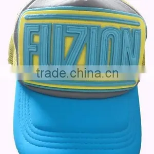 100% Polyester Foam Mesh Trucker Cap,5 Panel Baseball Cap thumbnail-1