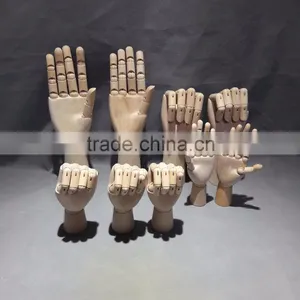 8" Kids Wooden Hand Mannequin Hand Drawing Hand Display Hand thumbnail-4