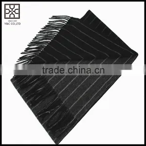 Fashion Knit Joint Wool Scarf With Fringe thumbnail-3