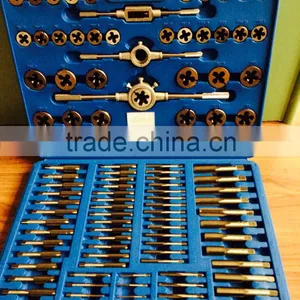 110pc Alloy Steel Mertic or Sae Tap and Die Set in Tool thumbnail-1